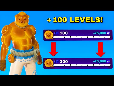 850k XP Per Minute with New AFK Map in Fortnite screenshot