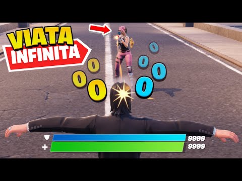 Infinite HP Glitch in Fortnite screenshot
