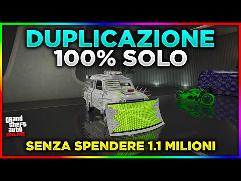 100% SOLO Car Duplication Glitch GTA 5 Online ITA screenshot