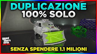 100% SOLO Car Duplication Glitch GTA 5 Online ITA thumbnail
