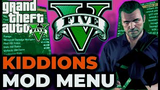 GTA 5 Kiddions Mod Menu [FREE] 2024 | Best GTA V Glitch Menu Download thumbnail