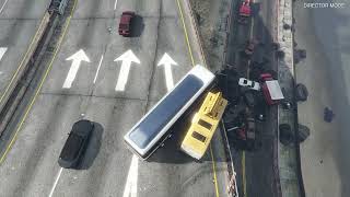 NPCs drive off overpass and explode — wild GTA 5 bug thumbnail