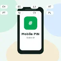 Enter phone number and SMS PIN
