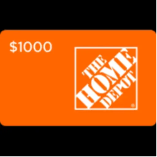 Receive $1k Home Depot 