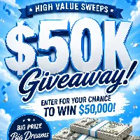 Enter to Win $50K Cash