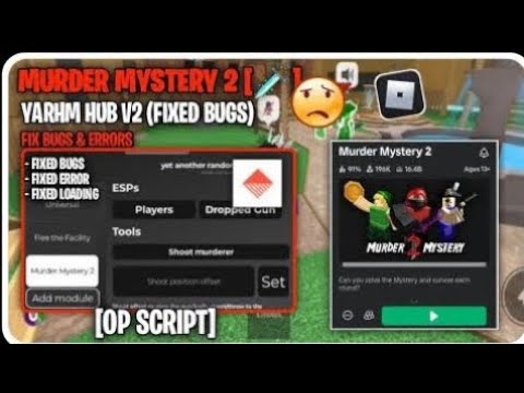 Best MM2 Script - YARHM Direct Script Link screenshot