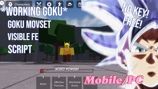 New Roblox Goku Script - Mobile/PC Moves and Animations thumbnail