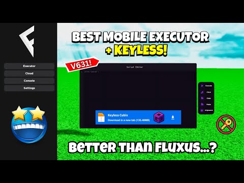 NEW ROBLOX Keyless Mobile Executor V631 + Fluxus Script | Free screenshot