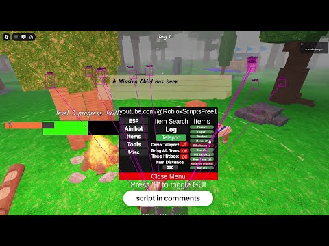 Roblox 99 Nights Script - Comprehensive Features screenshot