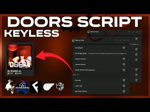 Roblox Doors Script: Key ESP & Godmode screenshot