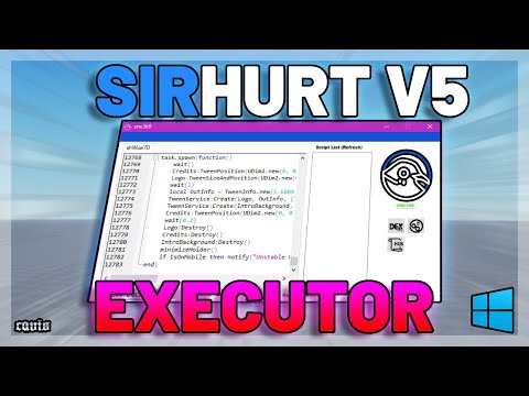 SirHurt V5 Script Executor for Roblox Byfron Bypass screenshot