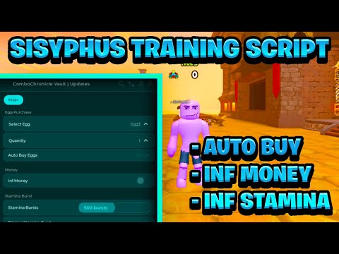 Sisyphus Training Script with Infinite Money on Roblox screenshot