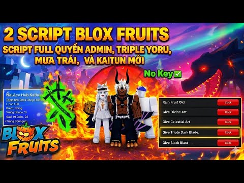 Latest Blox Fruits Script with Auto Farm, Kaitun and Full Admin Features screenshot