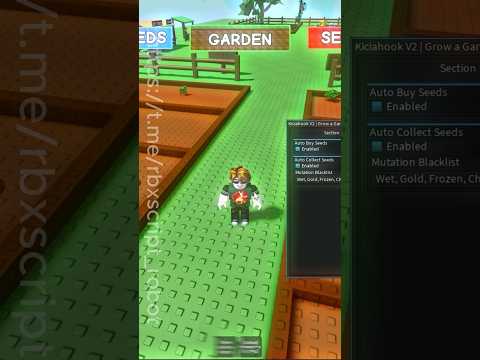 Top AutoFarm and AutoSell Script for Grow a Garden screenshot