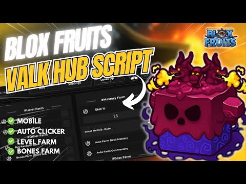 Ultimate Blox Fruits Mobile with Valk Hub Script - INSANE Features screenshot
