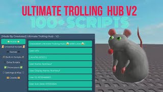 ULTIMATE TROLLING HUB V2 - 100+ Scripts & FE | ROBLOX Showcase thumbnail