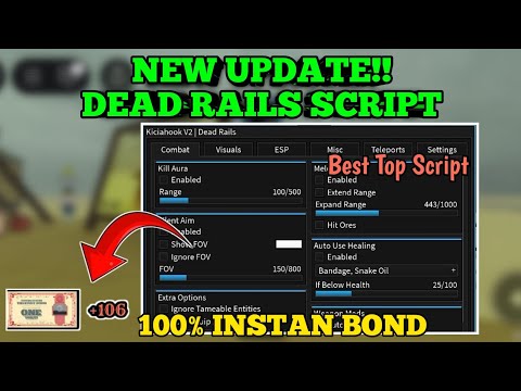 Updated Dead Rails Instant Bond Script for Roblox screenshot